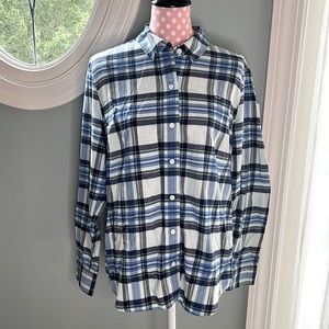 Vineyard Vines Plaid Flannel Shirt Size 14